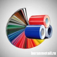 Картинка - Лист стальной с полимерным покрытием 0.9 мм